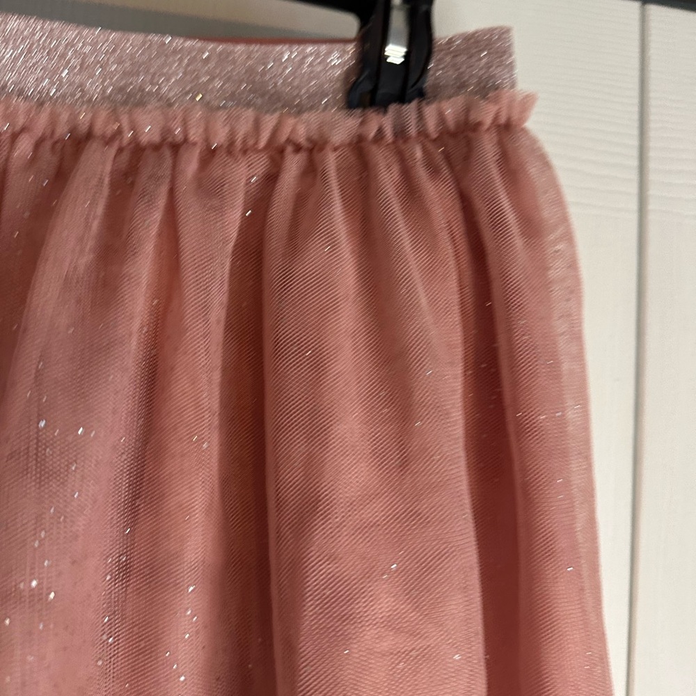 RESERVED- L & XL•Twice Chic Boutique Brynn Perfectly Blush Pink Tulle Skirt - Picture 4 of 16